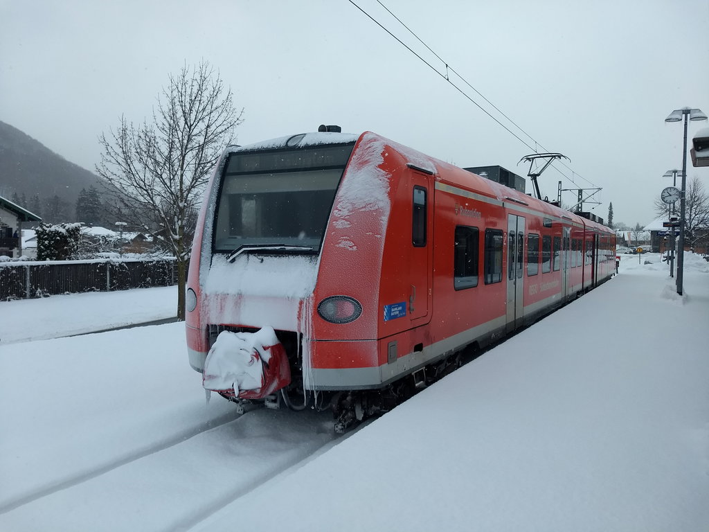 SOB zurück nach Traunstein. Foto: Nikolaus Vogl