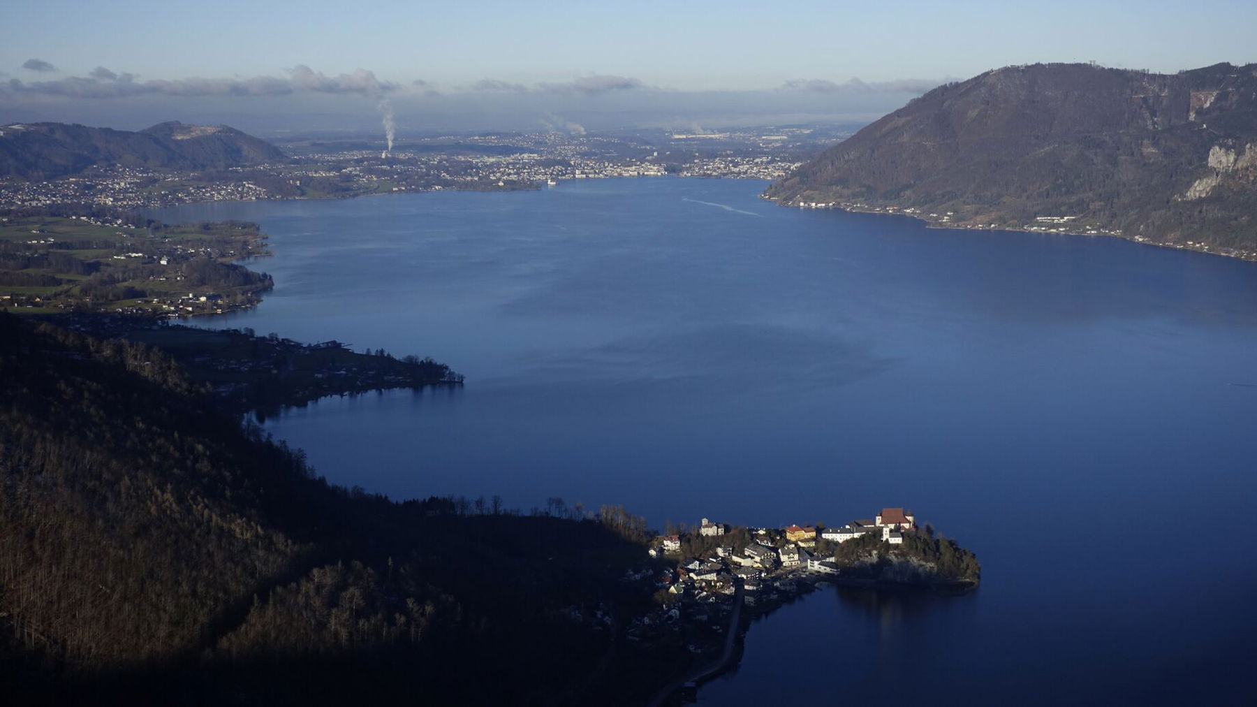 Blick nach Gmunden. Foto: Peter Backé