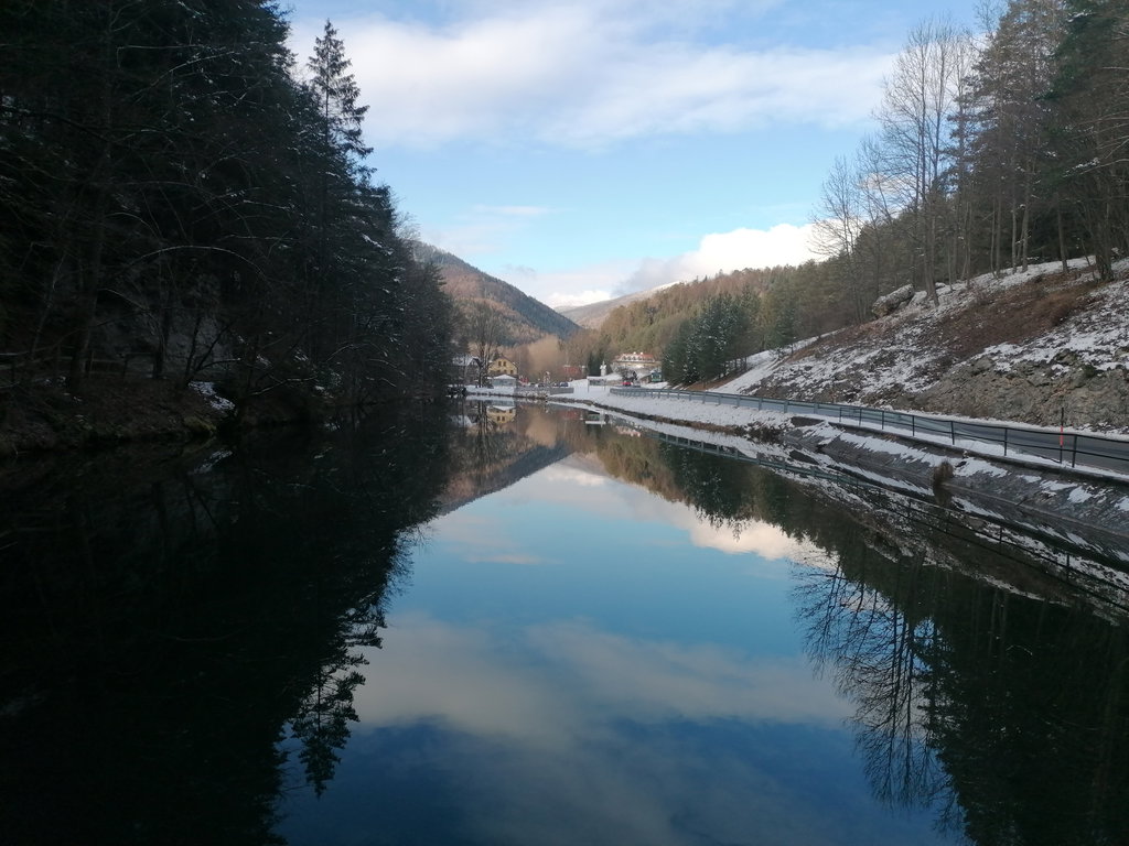 Der Myra Stauweiher. Foto: Peter Ofner