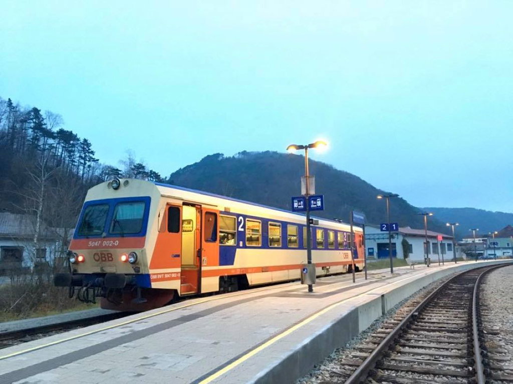 Bahnhof Weissenbach. Foto Veronika Schöll
