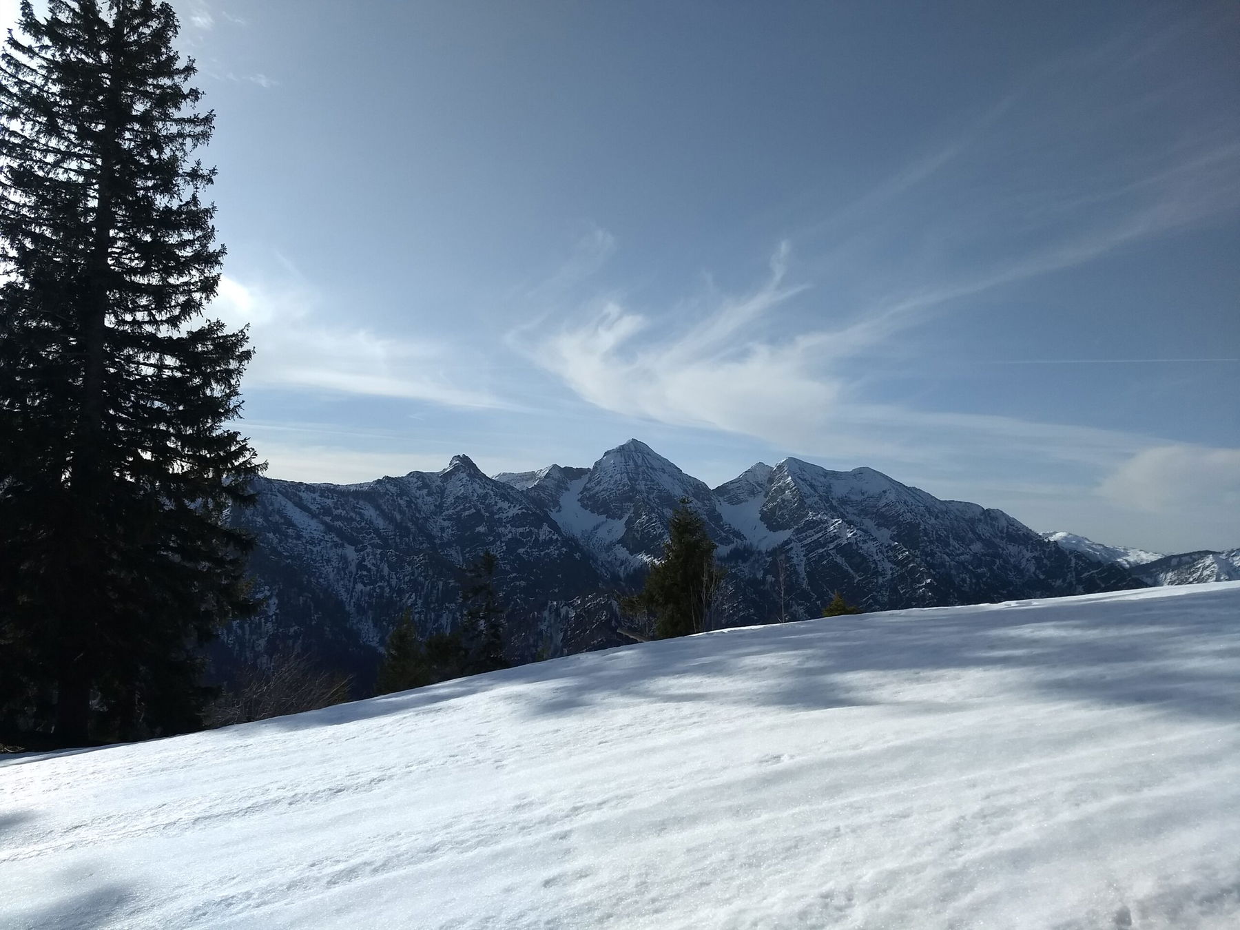 „Spätwinter“-Überschreitung des Inzeller Kienbergs