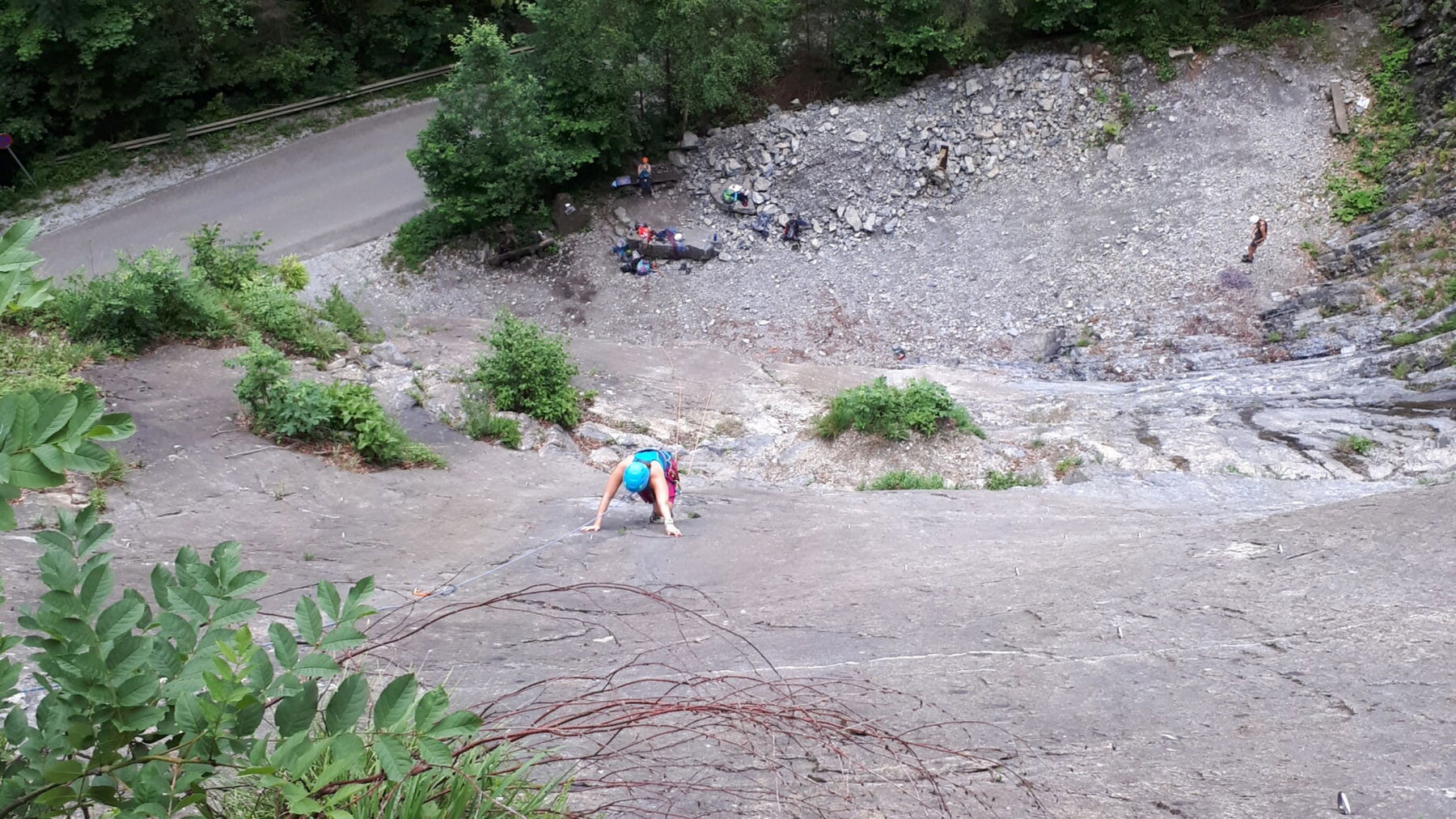 Klettergarten Klammgraben Breitenau. Foto: Markus Hörmann, AV Breitenau