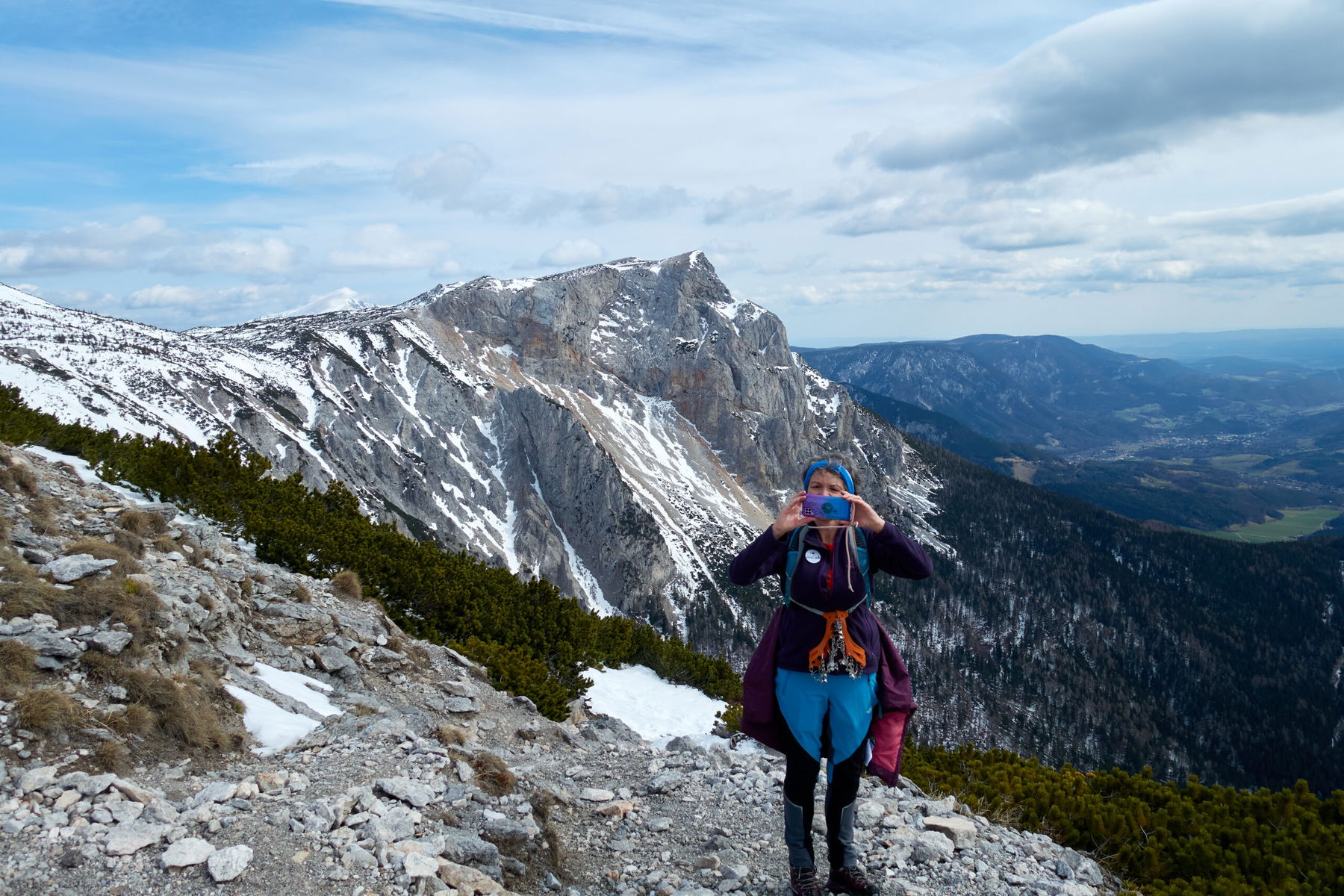 Noch einmal im Schnee auf die Rax