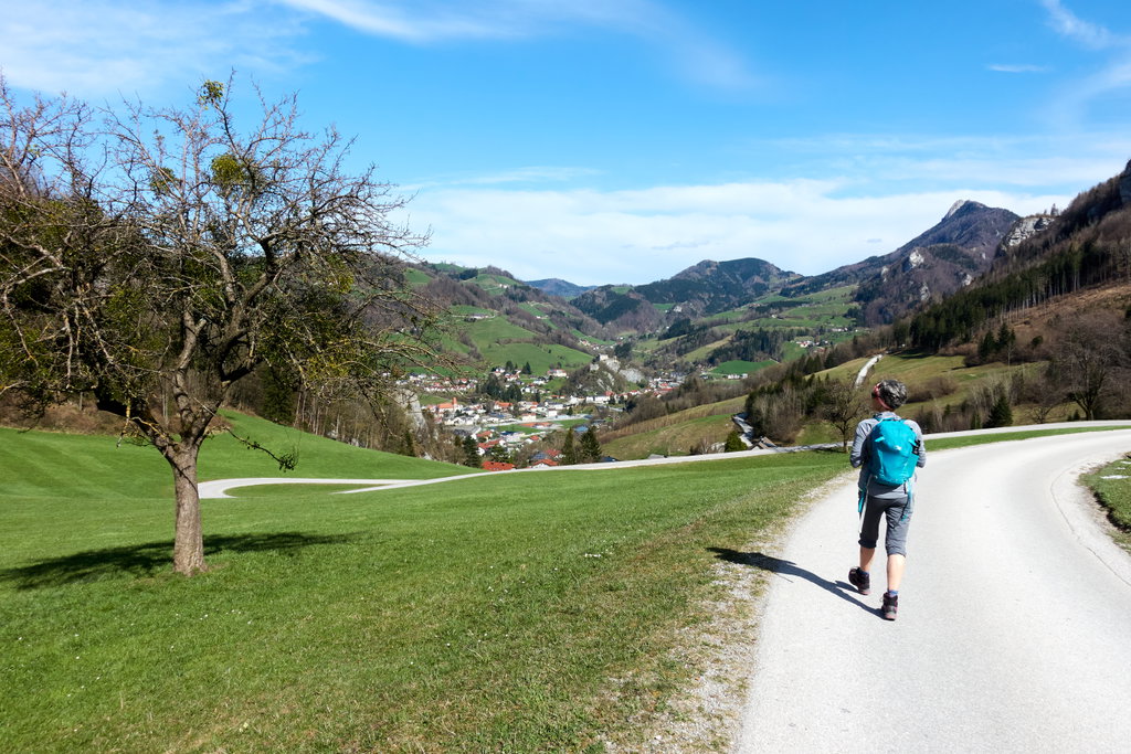Losenstein ist schon nah. Foto Martin Heppner