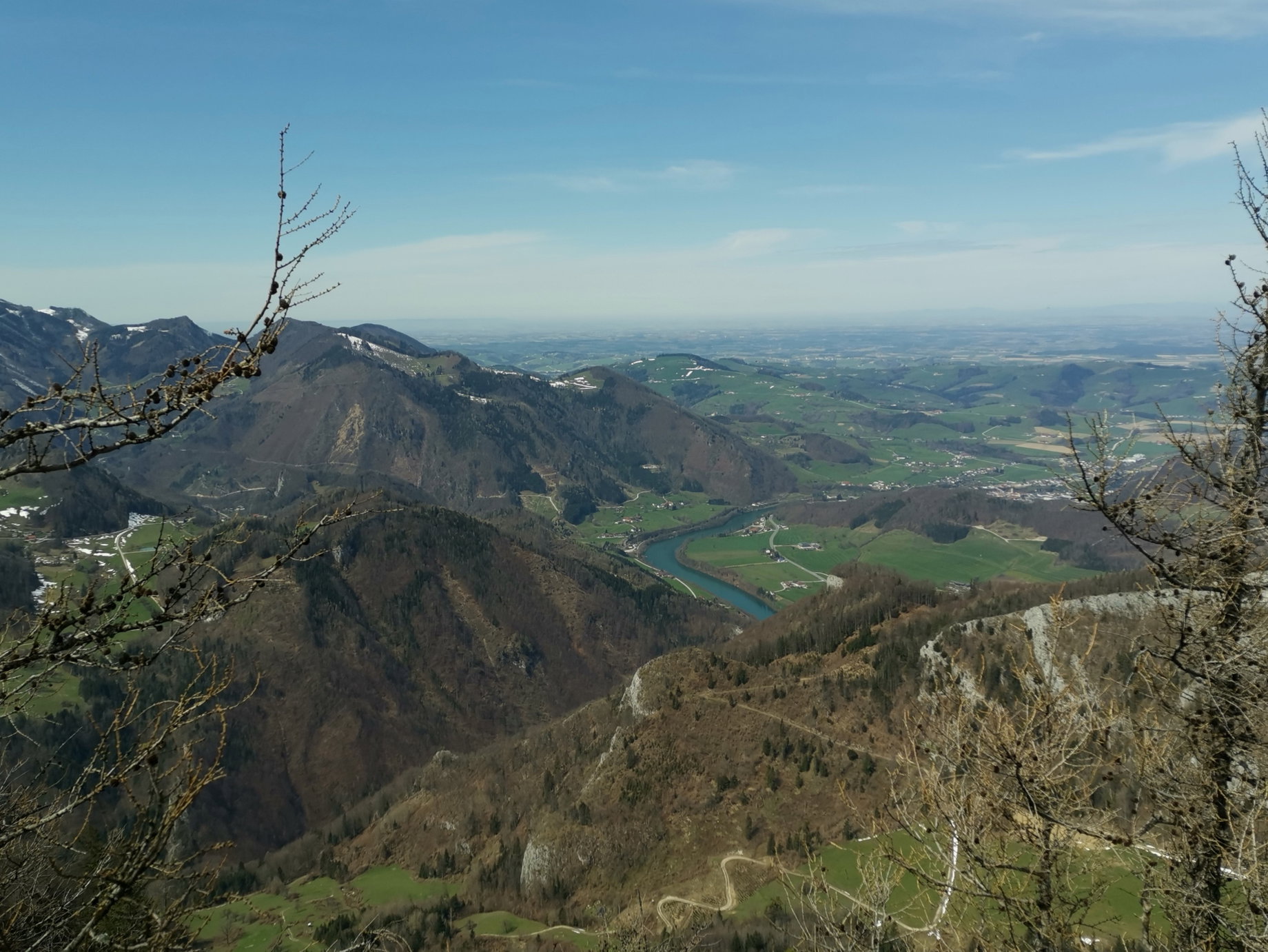 Blick ins Ennstal Gipfel Hohe Dirn