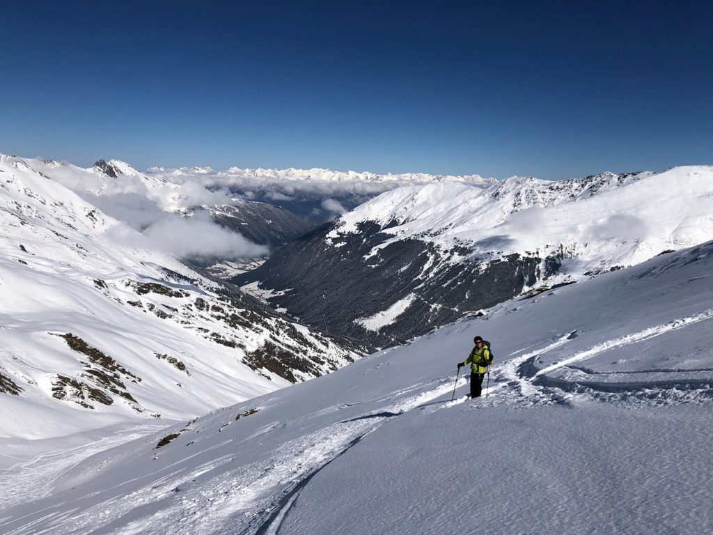 Abfahrt im unteren Drittel. Foto: David Kurz