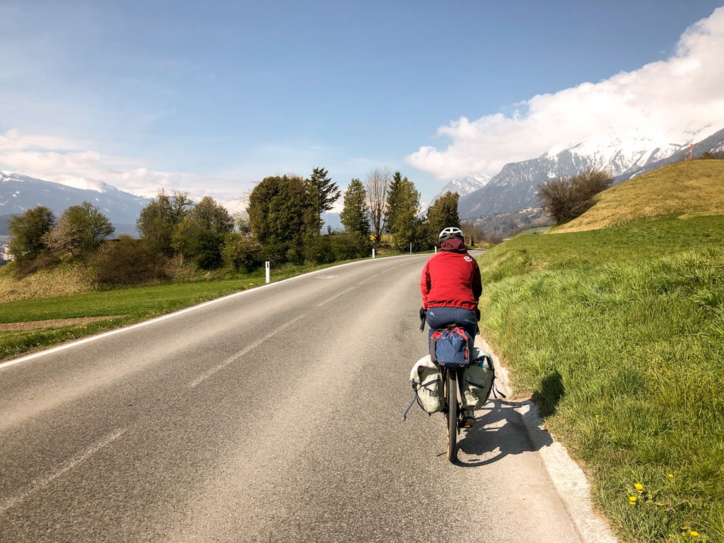 ...und dem Fahrrad. Foto: Johannes Ingrisch