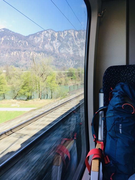 Anreise nach Kufstein mit dem Zug 1. Foto: Lena Marie Müller