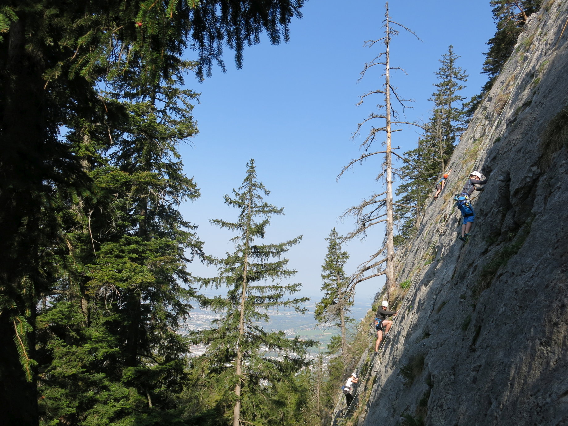 Klettergarten Gaisberg. Foto: Freiluftleben