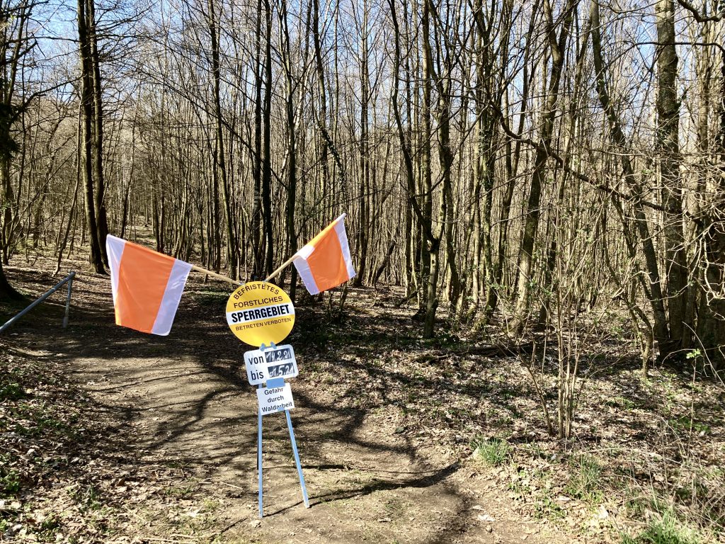 „Forstliches Sperrgebiet“. Foto: Stefan Hochhold