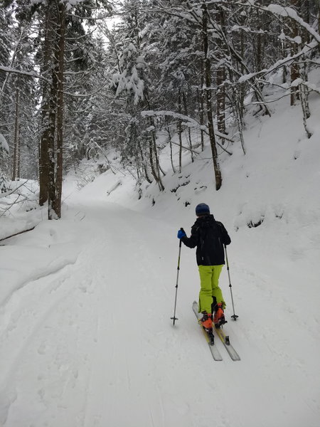 Gemeinsame Skitour auf den Streicher. Fotos Nikolaus Vogl