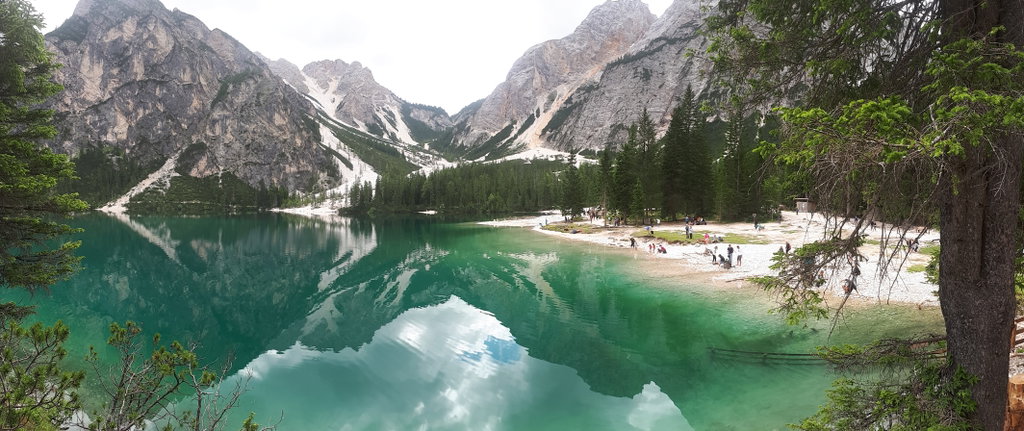Südliches Ende des Pragser Wildsee. Foto: Konrad Gwiggner