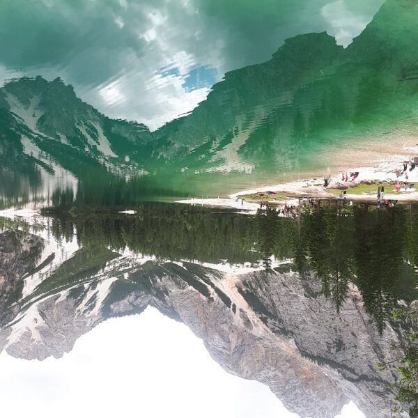 Südliches Ende des Pragser Wildsee. Foto: Konrad Gwiggner