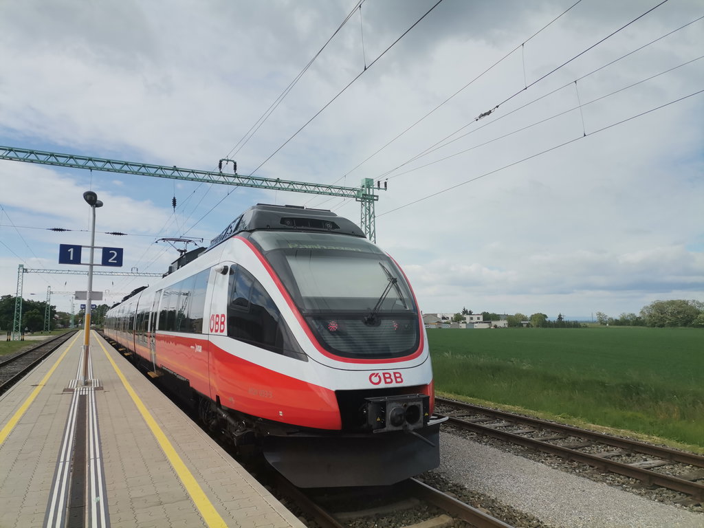 Bahnhof Frauenkirchen. Foto Veronika Schöll