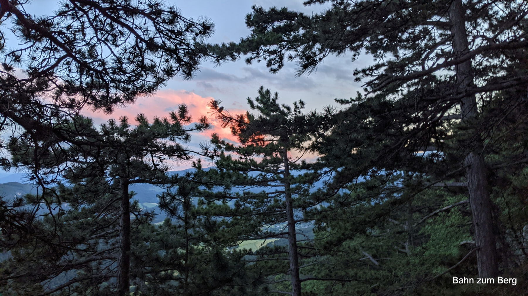 Abendstimmung am Springlessteig. Foto: Martin Heppner