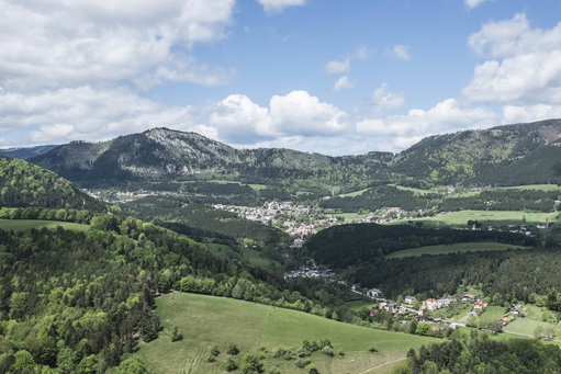 Blick auf Grünbach. Foto: Birgit Reiter