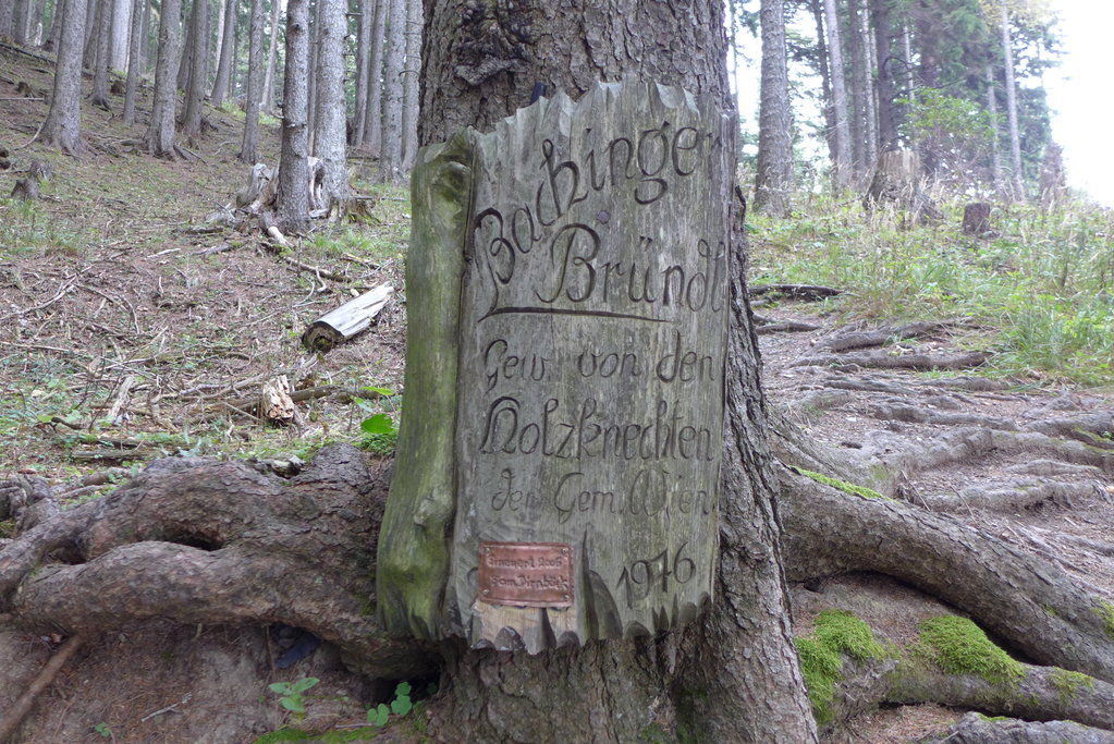 Beim Bachingerbründl. Foto: Alpenverein Edelweiss