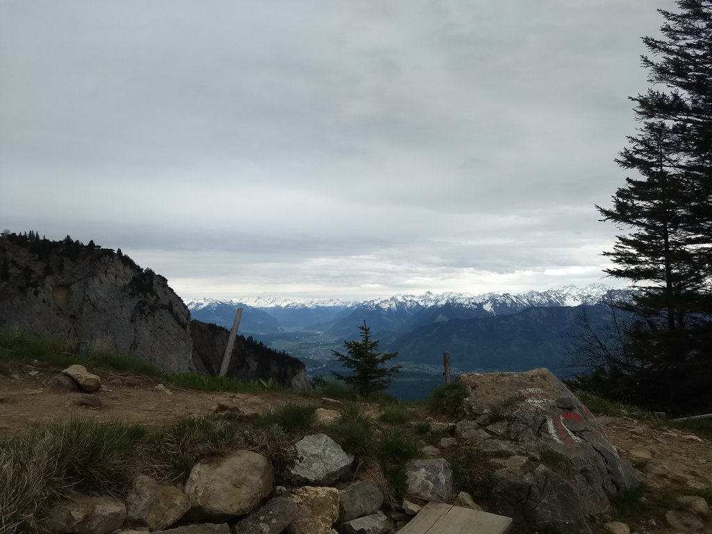 Blick Richtung Chur. Foto: Nikolaus Vogl