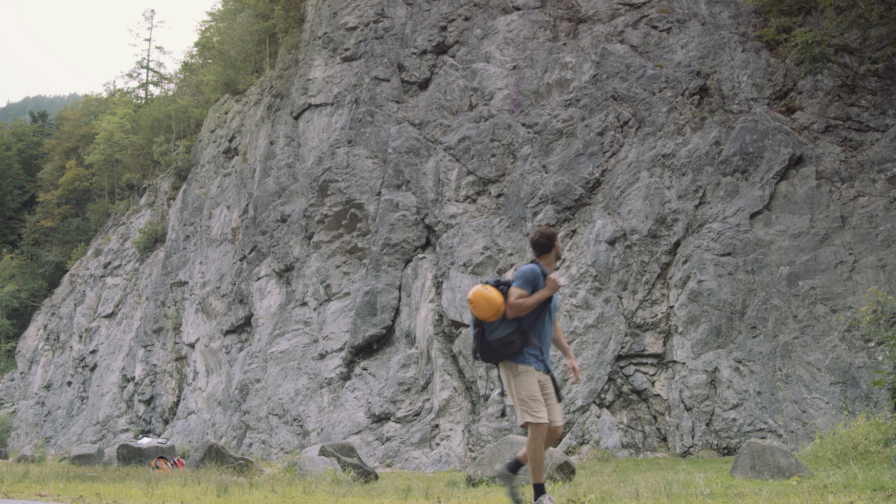 Klettergelände Schwarzenberg. Foto: Marco J. Rusch