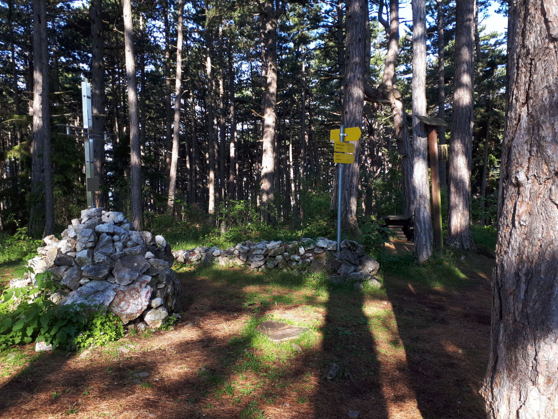 Gösing, Flatzer Wand und Ruine Schrattenstein