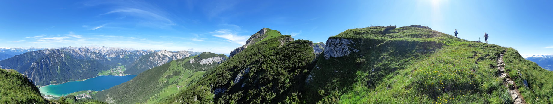 Der Weg über den Dalfazer Kamm. Foto: Konrad Gwiggner