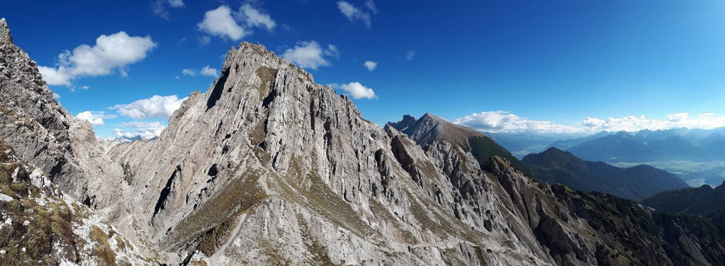 Aufstieg zur Kuhljochspitze 2297 Meter. Foto: Konrad Gwiggner