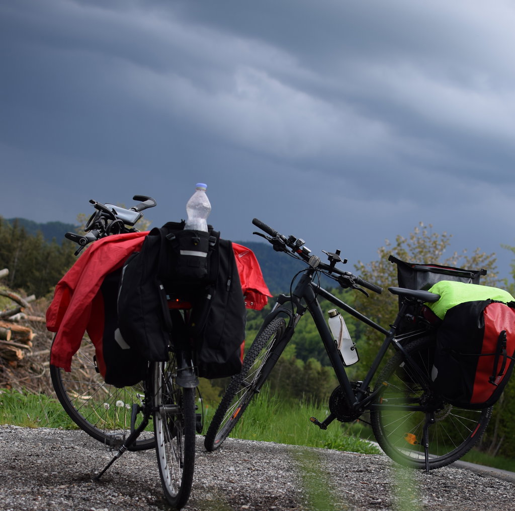 Rabenwald bei aufziehendem Gewitter mit Blick Richtung Süden, Foto: Lisa Habersack