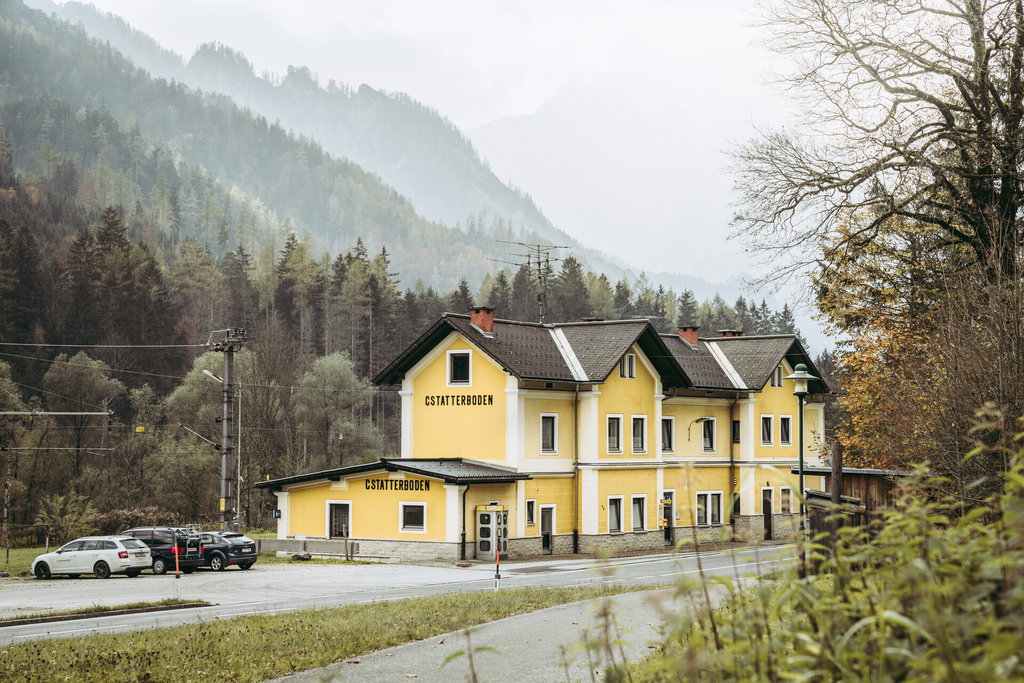 Bahnhof Gstatterboden. Foto: Max Mauthner