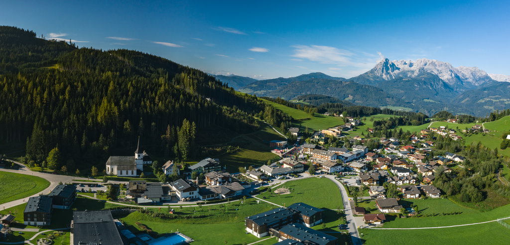 Ortsbild Werfenweng. Foto © Christian Schartner TVB Werfenweng