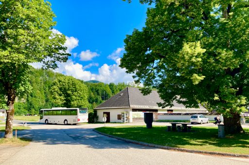 Haltestelle Almsee Gh Seehaus. Foto: Stefan Hochhold