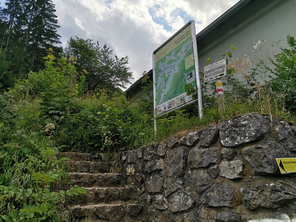 Abzweigung zur Kleinen Klause. Foto Veronika Schöll