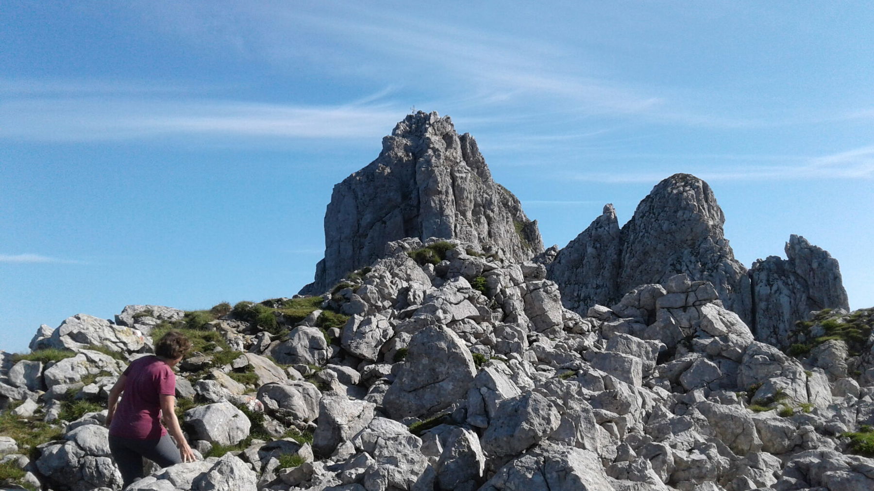 TAC-Spitze und Vordernberger Griesmauer. Foto: Petra Jens