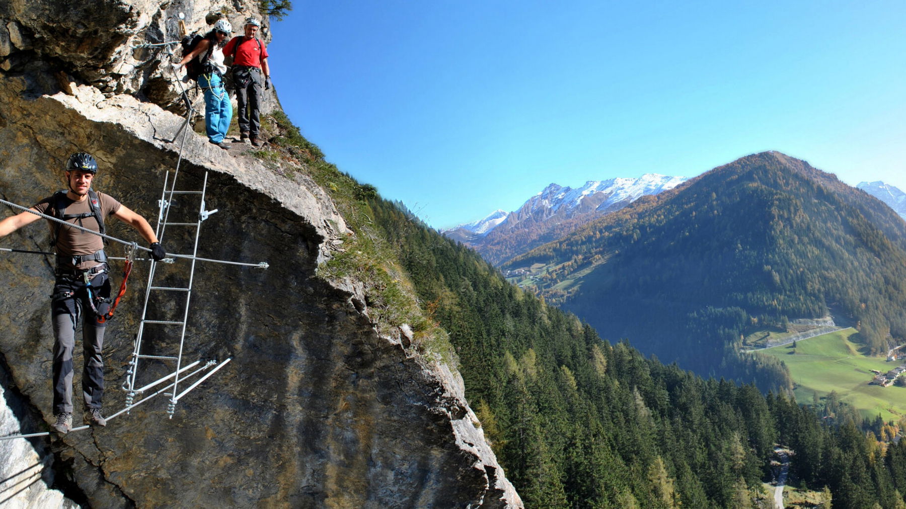 Peter Kofler Klettersteig. Foto: Judith Hammer
