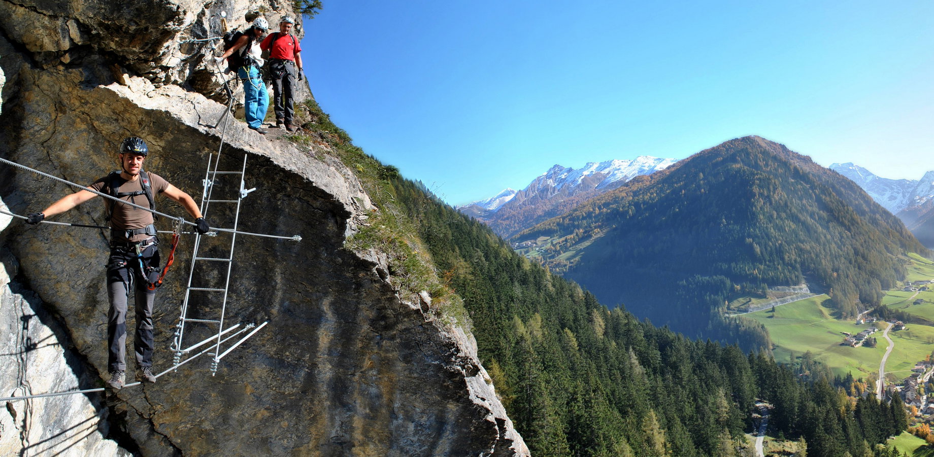Peter Kofler Klettersteig. Foto: Judith Hammer