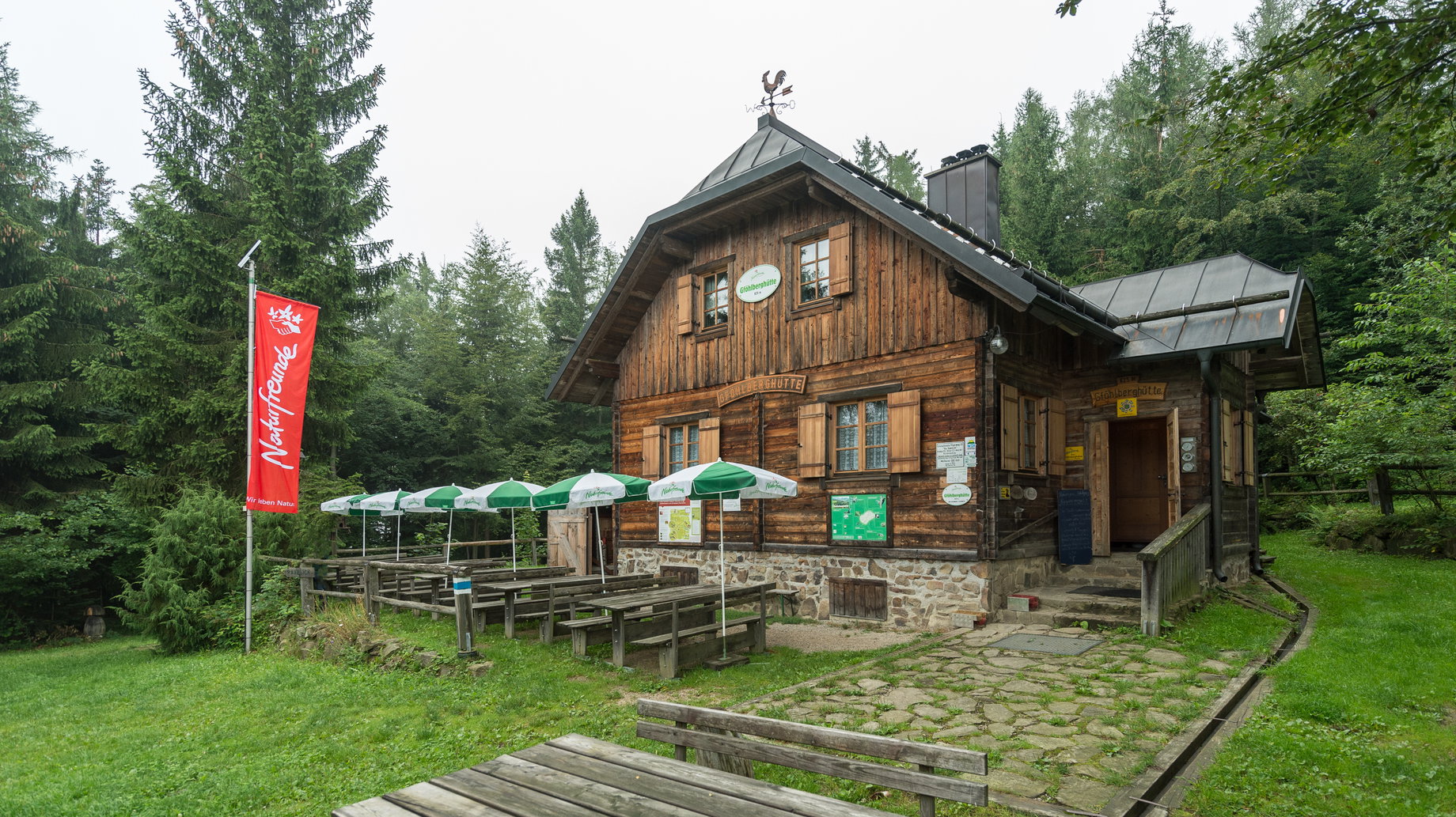 Gföhlberghütte. Foto: Alfred Leitgeb/Naturfreunde