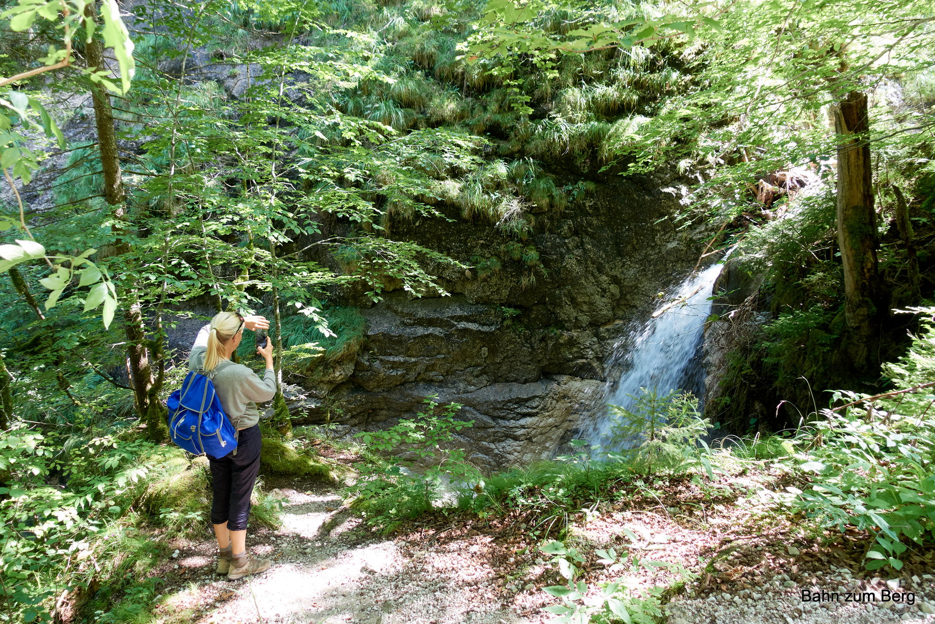 Wasserfall Spitzenbachklamm. Foto: Martin Heppner
