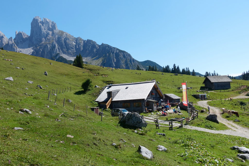 Stuhlalm und  Große Bischofsmütze. Foto Martin Heppner