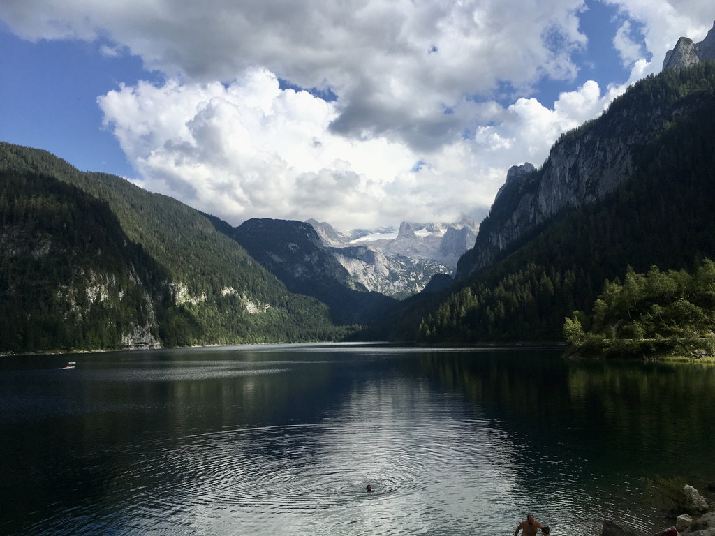 Vorderer Gosausee, Traumblick zum Dachstein und Gosaugletscher. Foto Veronika Schöll