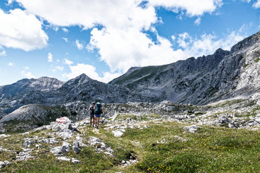 Auf dem Weg zur Elmscharte. Foto: Birgit Reiter
