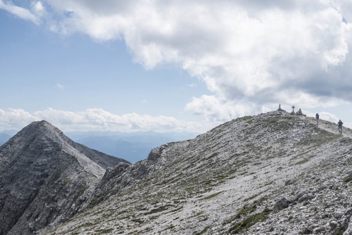 Auf dem Weg zur Kamin- und Kreuzspitze. Foto: Birgit Reiter