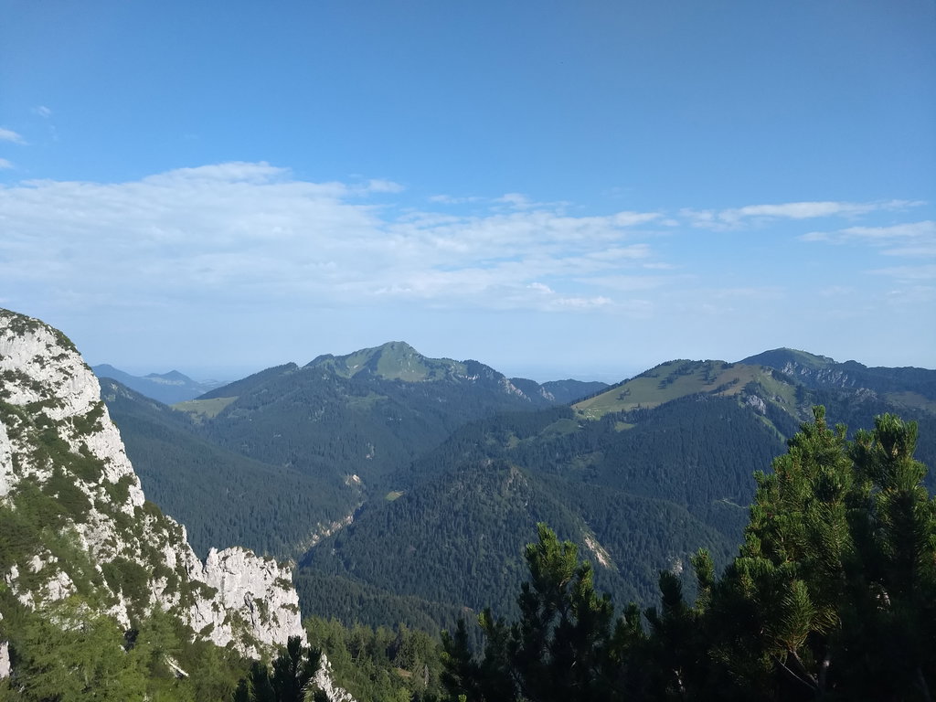 Kurz unterhalb des Gipfels - Blick nach Norden. Foto: Nikolaus Vogl