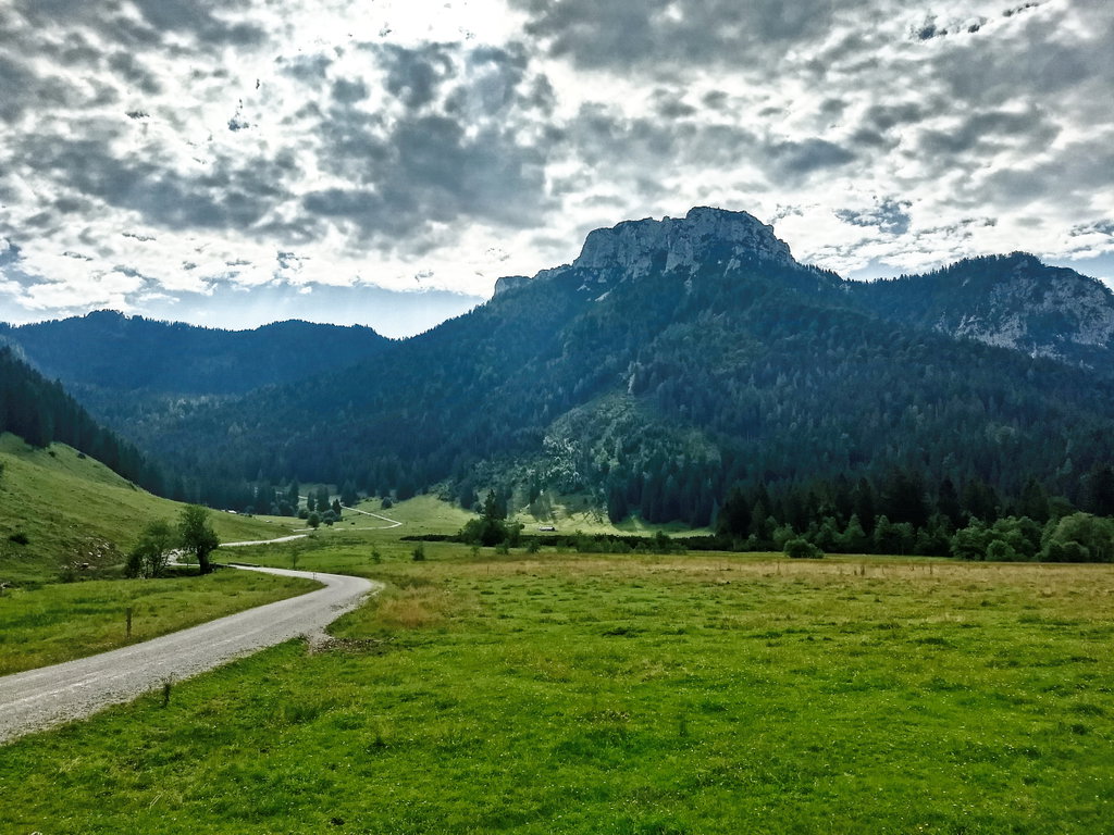 Hörndlwand über der Röthelmoosalm. Foto: Nikolaus Vogl