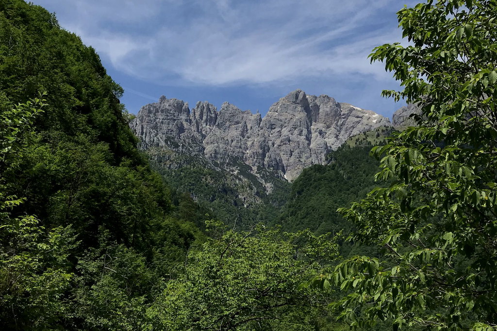 Belluneser Dolomiten erster Schiarablick nahe Marian. Foto: Peter Backé
