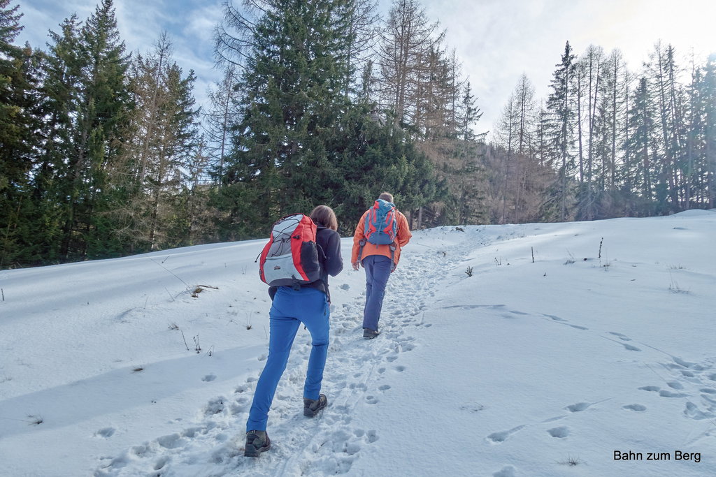 ...und ein bisschen mehr Schnee. Foto: Martin Heppner