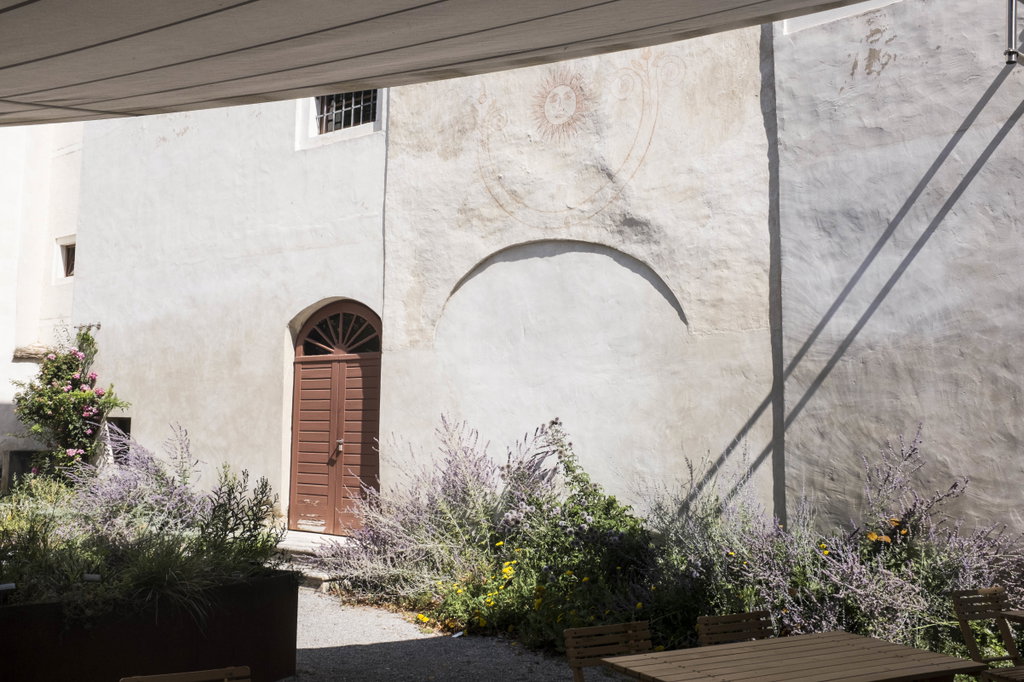 Innenhof Schloss Orth. Foto: Birgit Reiter