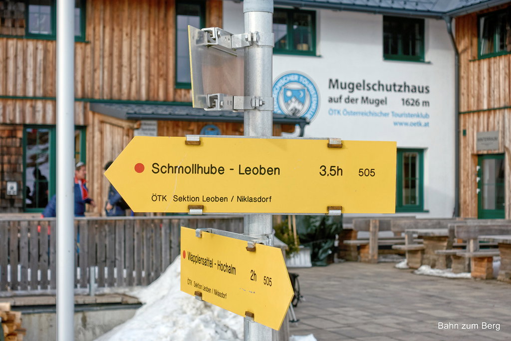 Abstieg Richtung Schmollgrube, nach Leoben. Foto: Martin Heppner