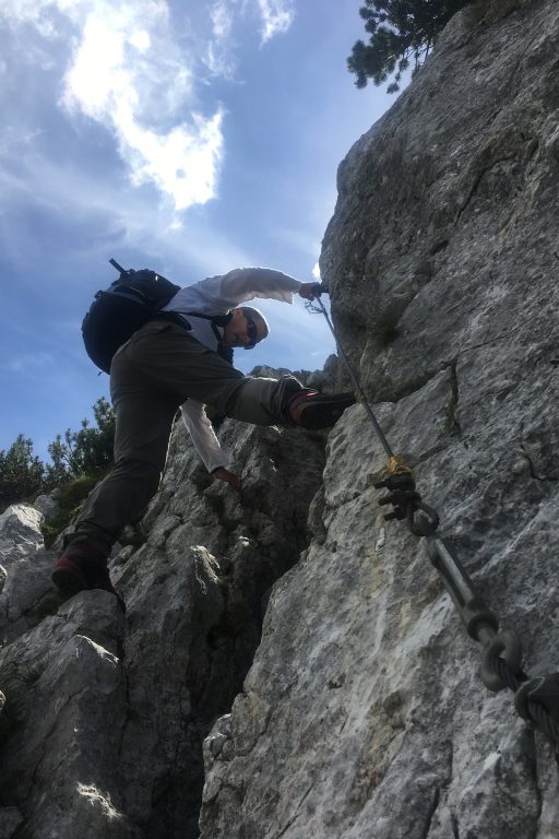 In der Vorderen Steingrube und kurz mal abklettern. Fotos Veronika Schöll