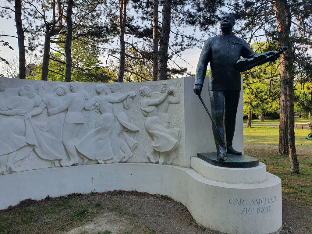 Denkmal von Carl Michael Ziehrer. Foto: Christoph Hammerl