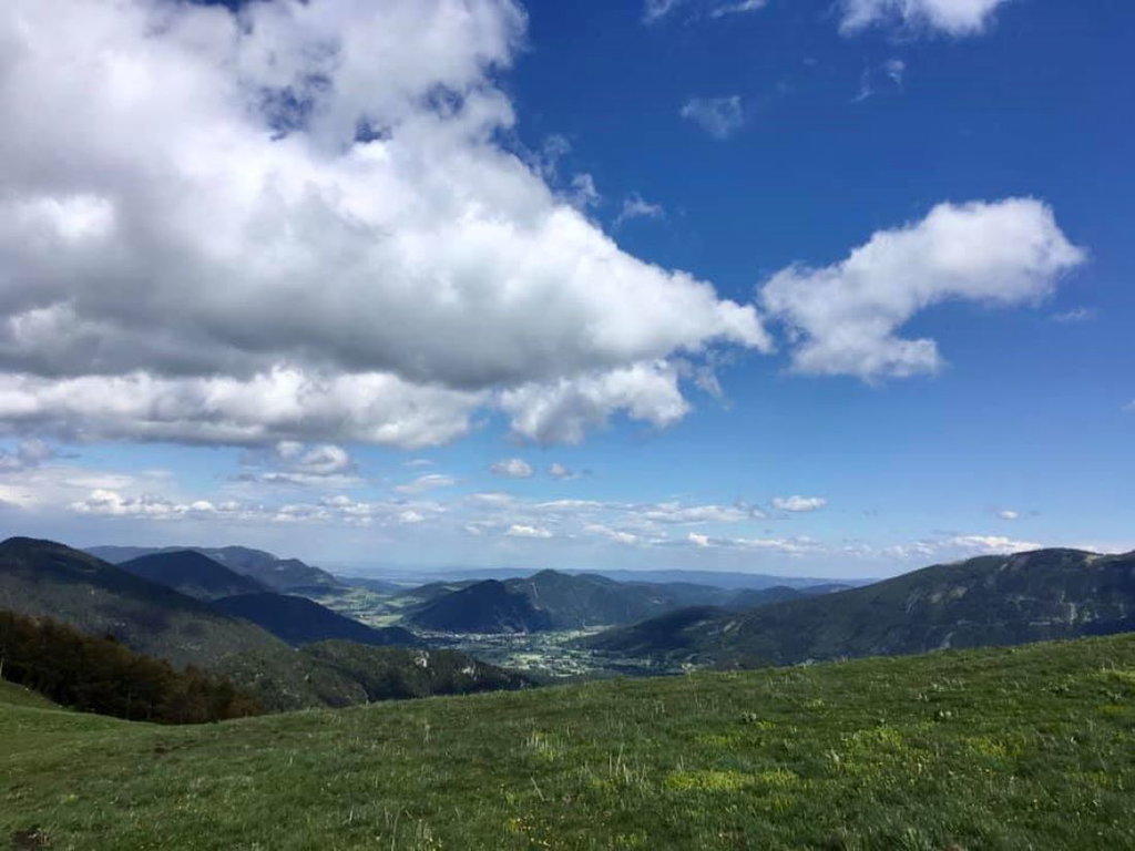 Blick nach Puchberg. Foto Krisztina Grünzeis
