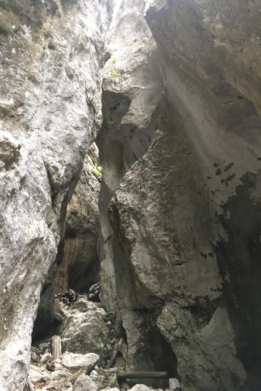 Hinein in die Klamm! Foto Krisztina Grünzeis